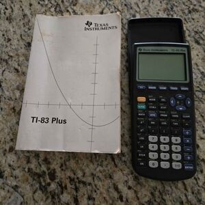 Texas Instruments TI-83 Plus Graphing Device in Black